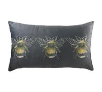Evans Lichfield Gold Bee Coussin rectangulaire en Velours Riche en Plumes