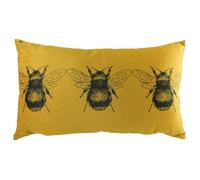 Evans Lichfield Gold Bee Coussin rectangulaire en Velours Riche en Plumes