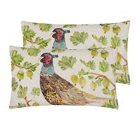 Evans Lichfield Grove Lot de 2 Coussins Garnis de Polyester Motif Faisan