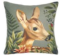 Evans Lichfield Housse Coussin de Profil Forest Fawn, Grey, 43 x 43cm