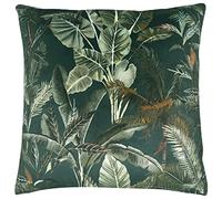 Evans Lichfield Housse de Coussin Feuilles Kibale, Multicolore, 43 x 43cm