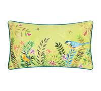 Evans Lichfield Housse de Coussin Imprimée Daisy Hill Meadow Tales - Vert Printemps - 30x50cm
