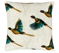 Evans Lichfield Housse de Coussin Motif faisans Volants, Multicolore, 43 x 43cm