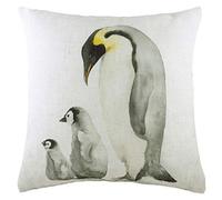Evans Lichfield Housse de coussin Motif pingouin Multicolore 43 x 33 cm