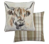 Evans Lichfield Housse de Coussin Motif Vache Highland Multicolore 43 x 43 cm