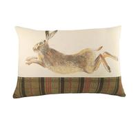 Evans Lichfield Hunter Coussin rembourré en Plumes Motif lièvre sautant