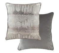 Evans Lichfield Inca Coussin Garni de Plumes Gris Acier 56 x 56 cm
