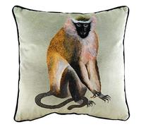 Evans Lichfield Kibale Coussin Garni de Plumes de Singe Multicolore 43 x 43 cm