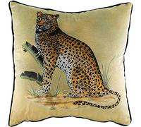 Evans Lichfield Kibale Coussin Leopard Couverture, Polyester, Multicolore, 50 x 50cm