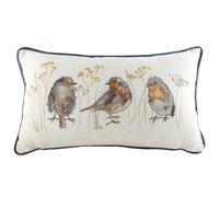 Evans Lichfield Oakwood Coussin Garni de Plumes Aquarelle Rouge-Gorge