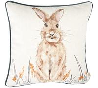Evans Lichfield Oakwood Housse de Coussin Motif lièvre Multicolore 43 x 43 cm