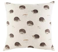 Evans Lichfield Oakwood Housse de Coussin répétée Motif hérissons 43 x 43 cm