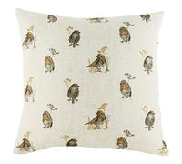 Evans Lichfield Oakwood Robin Repeat Coussin rembourré en Polyester Multicolore 43 x 43 cm