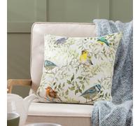 Evans Lichfield Shugborough Coussin Traditionnel Garni de Plumes Motif Oiseaux