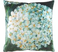 Evans Lichfield Winter Florals Coussin rembourré en Velours Motif Hortensia