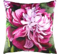 Evans Lichfield Winter Florals Coussin rembourré en Velours Motif Pivoine