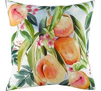 Evans Litchfield Housse de Coussin Motif pêche aux Fruits 43 x 43 cm