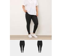 Evans Lot de 2 leggings extensibles Evans