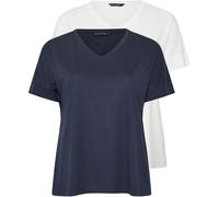 Evans Lot de t-shirts Evans en modal 2 bleu FR 48 (EU 46)