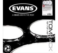 Evans Pack de peaux de toms ETP-EC2SCTD-F EC2S Fusion Frosted 10/12/14"