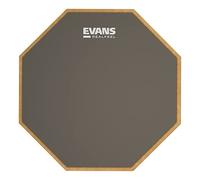 Evans RealFeel Drum Pad - Pad Entrainement Batterie - Pad de Batterie - Caoutchouc de Gomme, Simple Face, 12 Pouces