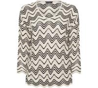 Evans Pull Evans Wavy Mono Stitch à col en V