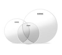 Evans Pack de peaux de batterie ETP-G1CLR-R G1 Clear Rock 10/12/16 pouces Transparente