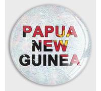 Evans1nism Lot de 2 aimants décoratifs en verre pour réfrigérateur avec motif drapeau de la Papouasie-Nouvelle-Guinée It's in My DNA