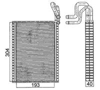 Mahle Original Évaporateur de climatisation AE 116 000S