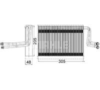 Évaporateur de climatisation AE 113 000S MAHLE pour BMW 3 X1 1 1 Décapotable X3