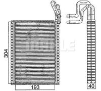 Évaporateur de climatisation MAHLE AE 116 000S