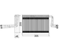 EVAPORATEUR DE CLIMATISATION BMW 1/3/X1 05-