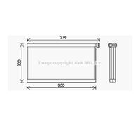 Évaporateur de climatisation HIGHWAY AUTOMOTIVE 41045002HW