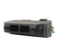 Évaporateur de Climatisation, Kit D'évaporateur de Climatisation A/C à 3 Vitesses Avec Bouches D'aération, Thermostat de Refroidissement de Chauffage à 3 Vitesses pour Voiture RV(12V-Noir)