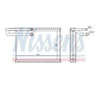 NISSENS 92323 Évaporateur de climatisation