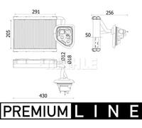 Mahle Original Évaporateur de climatisation AE 159 000P R 134a pour BMW 7/5/Touring