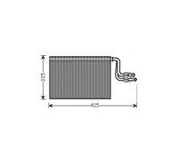 Évaporateur de climatisation R 134a BWV364 AVA QUALITY COOLING pour BMW 1 3 X1