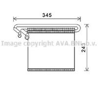 Évaporateur de climatisation R 134a FDV491 AVA QUALITY COOLING pour FORD