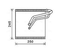 Évaporateur de climatisation VNV387 AVA QUALITY COOLING pour VW AUDI CUPRA SEAT