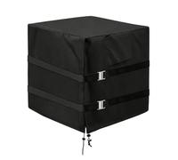 Evaporative Cooler Cover, 34x34x36 Inch Winter Roof AC Protective Wrap | Metal Buckles, Adjustable Straps and Drawstring Secure the Cover against Wind, Rain, Snow, Ice and Debris around Roof Coolers