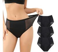 Evara Leak Proof Underwear 3-Pcs, Ultra Absorbent 4-Layer Leak-Proof Underwear 55+, Veras Undies Incontinence Panties (3 PCS,XXL)