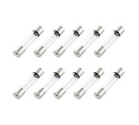 Evarbuild 10 pcs Fusibles en tube de verre a soufflage 6x30mm 250V 10A