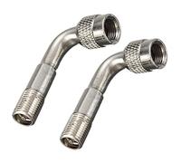 Evarbuild 2 Rallonge De Tige De Pneu De Voiture De Adaptateur De Rallonge De Valve De Pneu De 90 DegrÉS