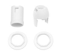 Evarbuild Coque en plastique Type de vis E14 Ampoule Lumière Support de lampe AC 250 V 2 A