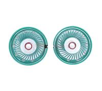 Evarbuild Lot de 2 haut-parleurs magnétiques internes en aluminium de 36 mm de diamètre 16 Ohm 0,25 W