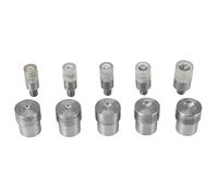 Evarbuild Lot de 5 matrices à rivets à double capuchon (5 mm/6 mm/8 mm/10 mm/12 mm)