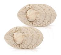 Evarbuild Lot de 6 housses de panier à ovales pour cuisson à la pâte au levain