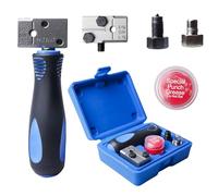 Évaseur de conduites de frein, évaseur, conduite de frein 3/16", outil d'extension de tuyau, outil de sertissage de conduites de frein, 4,75 mm, kit universel de sertissage de conduites de frein pour