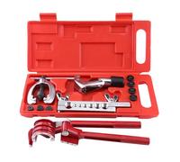 Évaseur de tuyau de frein 11 pièces avec pince à cintrer les tuyaux de frein, outil évasement de tuyau de frein, outils d'évasement pour conduites de frein, y compris pince Outil d'évasement Cutter