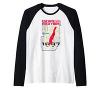 Évasion de la Prison de New York et de Manhattan 1997 Rétro Manche Raglan